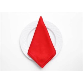 SERVILLETA DE TELA ROJA